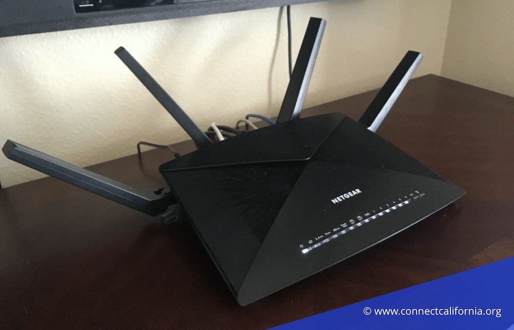 WiFi router reset.